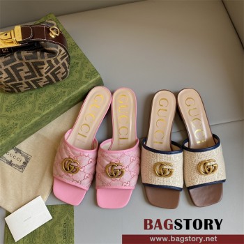 구찌 로고 여성 슬리퍼