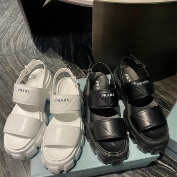 프라다 PRADA 힐 샌들 슬리퍼