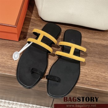 에르메스 HERMES 힐 샌들 슬리퍼