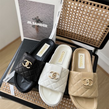 샤넬 CHANEL 힐 샌들 슬리퍼