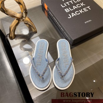 샤넬 CHANEL 힐 샌들 슬리퍼