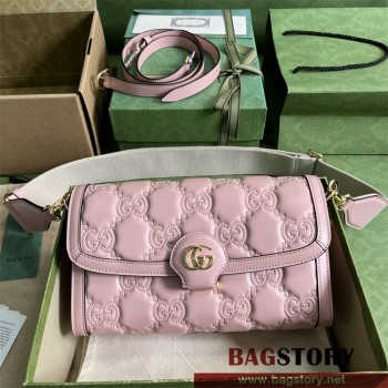 구찌 GG 마틀라세 레더 스몰 핸드백 724529