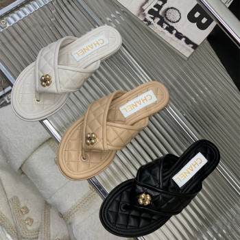 샤넬 CHANEL 힐 샌들 슬리퍼