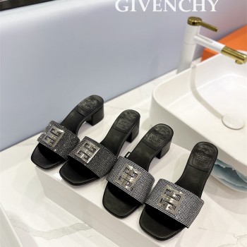 지방시 GIVENCHY 힐 샌들 슬리퍼 5.5cm