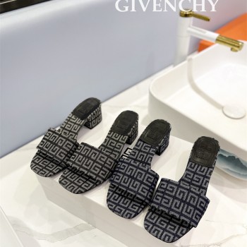 지방시 GIVENCHY 힐 샌들 슬리퍼 5.5cm