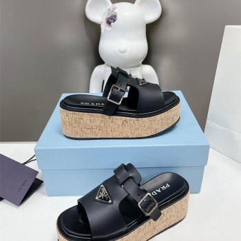 프라다 PRADA 힐 샌들 슬리퍼