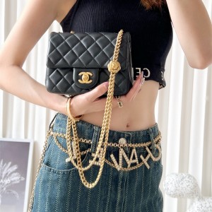 샤넬 CHANEL 핫 신상 23ss 뉴미니  캐비어 미니 플랩백 AS3829