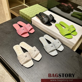 구찌 로고 여성 슬리퍼