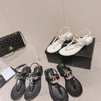 샤넬 CHANEL 힐 샌들 슬리퍼