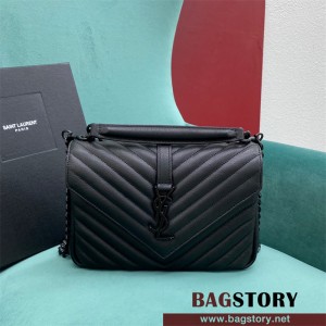 입생로랑 YSL 생로랑  컬리지 미듐 모노그램 사첼백 24CM 487213