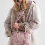 프라다 PRADA 신상 미디엄 앤티크 나파 가죽 탑핸들백  1BB092