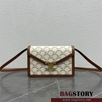 셀린느 CELINE  트리옴페 엔벨롭 숄더백 113322