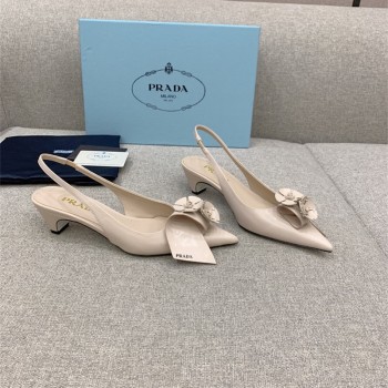 프라다 PRADA 힐 샌들 슬리퍼 3.5cm