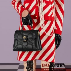 구찌 GUCCI  GG 마틀라세 레더 핸드백 736877
