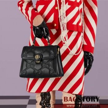 구찌 GUCCI  GG 마틀라세 레더 핸드백 736877