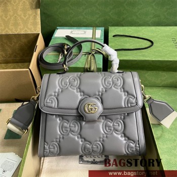 구찌 GUCCI GG 마틀라세 레더 핸드백 736877