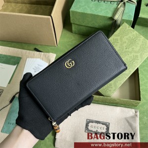 구찌 GUCCI  뱀부 지퍼 달린 장지갑 739499