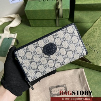 구찌 GUCCI  인터로킹 G 지퍼 장지갑 673003