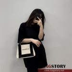 발렌시아가 BALENCIAGA 네이비 카바스 토트백  24cm