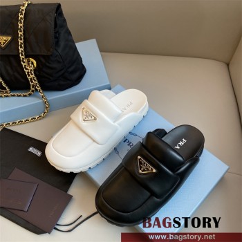 프라다 PRADA 힐 샌들 슬리퍼