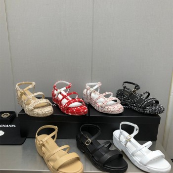 샤넬 CHANEL 여성 신발 힐 샌들 슬리퍼 4.5cm