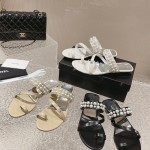 샤넬 CHANEL 힐 샌들 슬리퍼