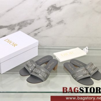 디올 DIOR 힐 샌들 슬리퍼 4.5cm