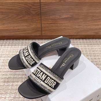 디올 DIOR 힐 샌들 슬리퍼 4.5cm