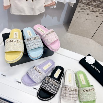 샤넬 CHANEL 여성 신발 힐 샌들 슬리퍼