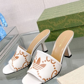 구찌 GUCCI 힐 샌들 슬리퍼 7.5cm