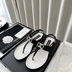 샤넬 CHANEL 힐 샌들 슬리퍼