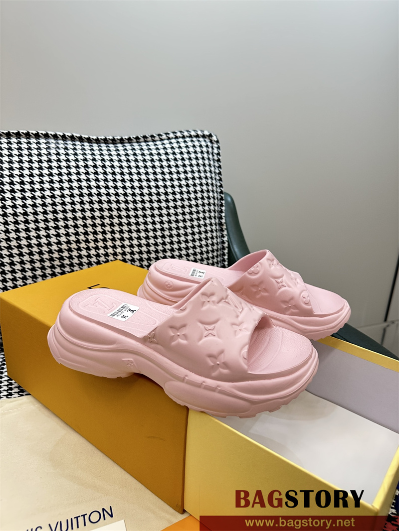 루이비통 LV 힐 샌들 슬리퍼