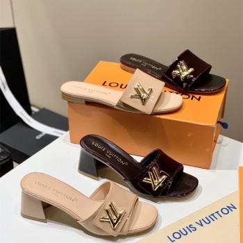 루이비통 LV 힐 샌들 슬리퍼