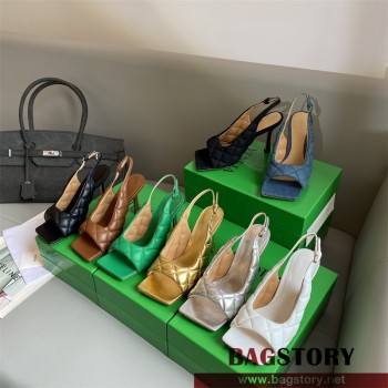 보테가베네타 BV 힐 샌들 슬리퍼