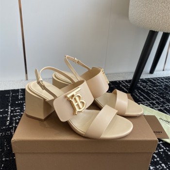 버버리 BURBERRY 여성 힐 샌들 슬리퍼