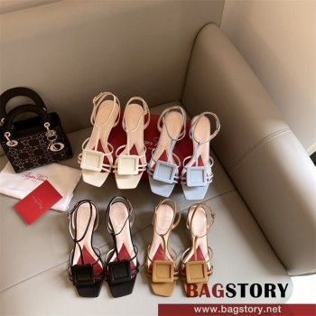 로저비비에 Roger Vivier 힐 샌들 슬리퍼 5.5cm