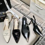 프라다 PRADA 힐 샌들 슬리퍼