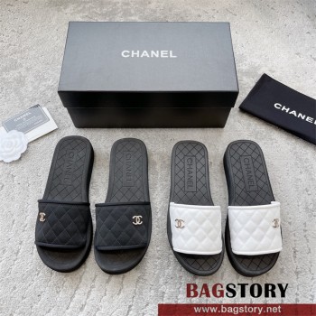 샤넬 CHANEL 힐 샌들 슬리퍼