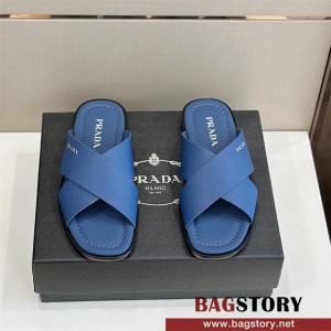 [프라다(Prada) 남성 사피노아 슬리퍼 샌들  - 우아함과 편안함의 완벽한 조화]