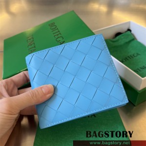 보테가베네타 BV 인트레치아토 투톤 반지갑 605721