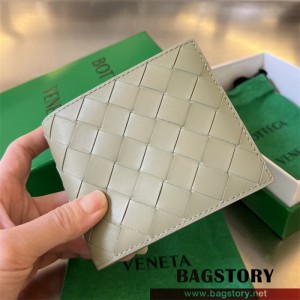 보테가베네타 BV 인트레치아토 투톤 반지갑 605721