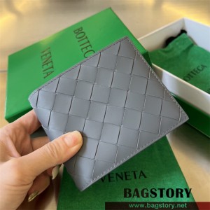 보테가베네타 BV 인트레치아토 투톤 반지갑 605721