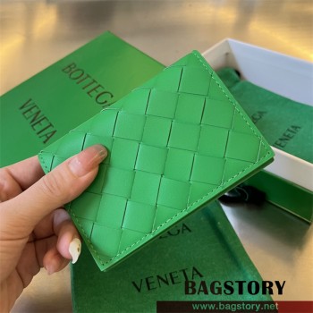 보테가베네타 BV 인트레치아토 카드케이스 카드지갑 605720