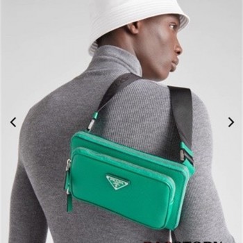 프라다 PRADA  사피아노 가죽 숄더 크로스백  2VH156