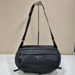 프라다 PRADA 리나론 바이커백 범백 크로스백 힙색 라지 2VH991
