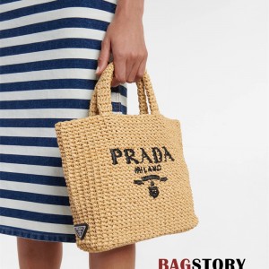 프라다 PRADA  라피아 토트백 스몰 1BG422