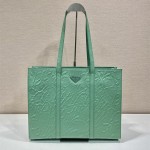 프라다 PRADA 신상  여자 라지 엔틱 나파 레더 토트백 1BG460