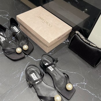 지미추 JimmyChoo 힐 샌들 슬리퍼 1cm/6.5cm