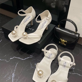 지미추 JimmyChoo 힐 샌들 슬리퍼 1cm/6.5cm