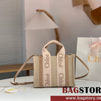 끌로에 Chloe 26cm 우디 스트랩 토트백 스몰